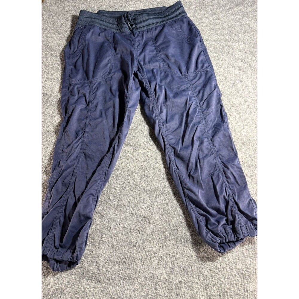 The North Face Aphrodite Capri Pants Womens Large Navy Blue Hiking Travel